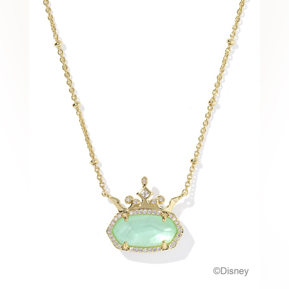 Disney x Kendra Scott Elisa Princess Gold Short Pendant Necklace